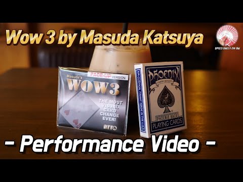 wow 3 magic by masuda Katsuya, performance video.