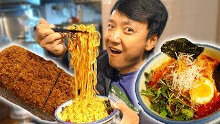 Fried Pork Cutlet(Tonkatsu) & Must Try RAMEN in Tokyo Japan