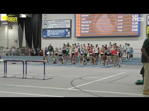 Girls 55m Hurdles Prelims 4   New England Champs