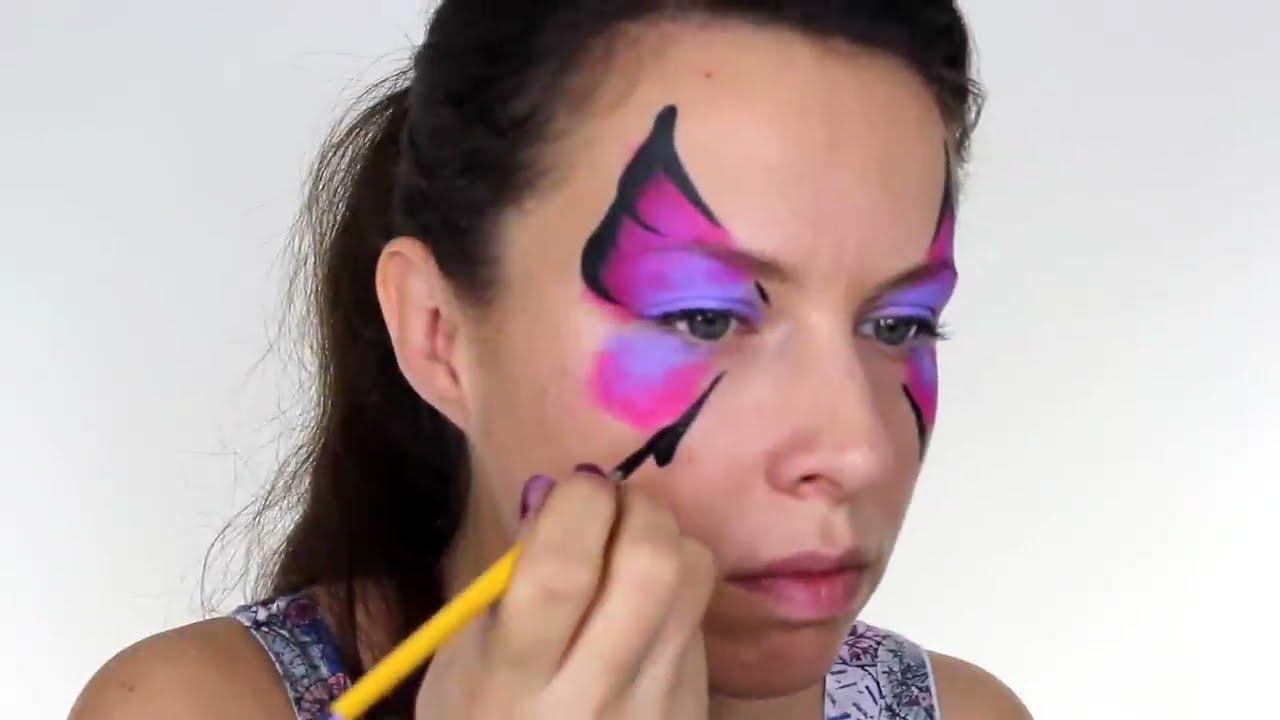 face painting tutorial butterfly
