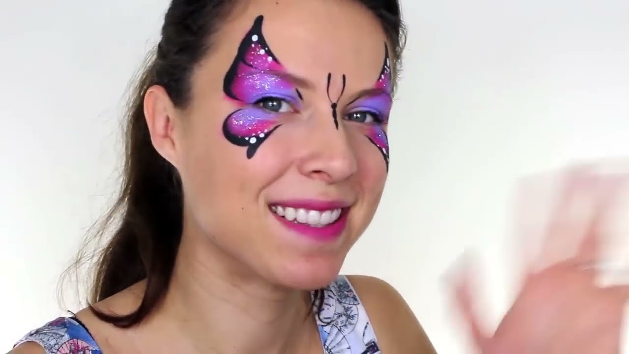 face painting tutorial butterfly