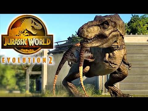 Raptors Pack Hunting Vs Tyrannosaurus Rex Cinematic | Jurassic World Evolution 2