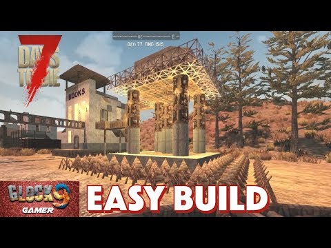 7 Days To Die - Water Tower Easy Build (Day 77) Video