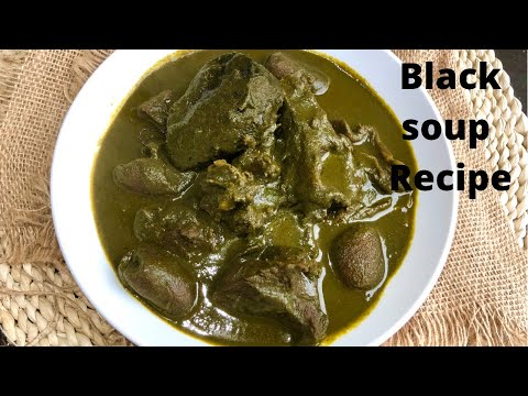 How To Make Black Soup|Traditional Black Soup Of the Edo People Step by Step|3 Vegetables