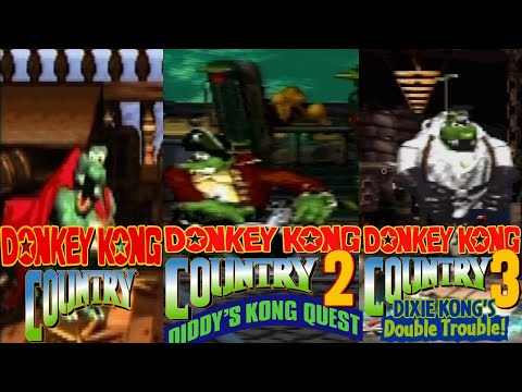 Donkey Kong Country Trilogy Final Bosses (No Damage Taken)