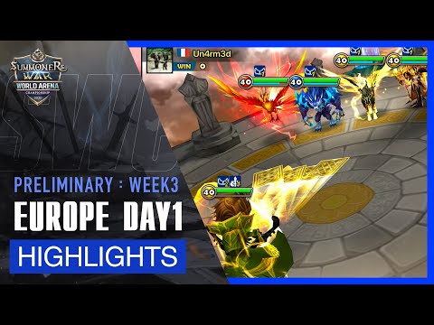 HIGHLIGHTS | EUROPE Preliminary DAY 1 | SWC2020  | Summoners War