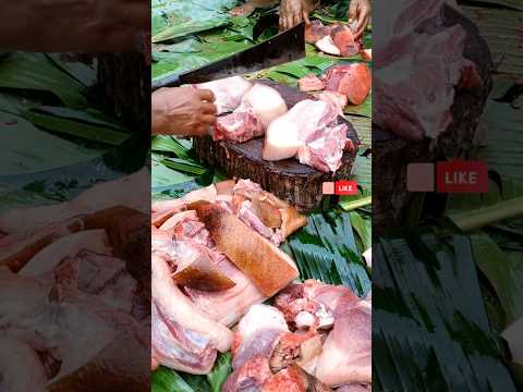 Desi Pork Cutting. Sungur Ko Masu Katai Vlog. Pork meat cutting vlog. #porkcutting #pork #meat