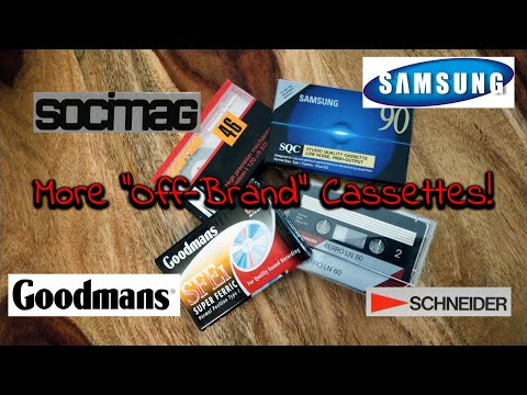 More Off Brand Type 1 Cassettes - Samsung / Goodmans / Schneider / Socimag