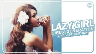 Girls’ Generation (소녀시대) –  Lazy Girl (Dolce Far Niente) | Line Distribution (All Vocals)