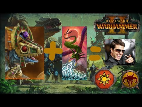 A WILD LIZARDMAN AIRFORCE - Lizardmen vs Beastmen | Total War Warhammer 2