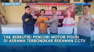 Download lagu Tak Berkutik! Pencuri Motor Polisi di Asrama Terbongkar Rekaman CCTV | Snapnews mp3