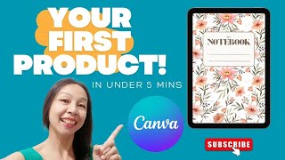 🔥 Create & Sell Your First Digital Product in Under 5 Minutes! (Easy Canva Tutorial) 🎨💰