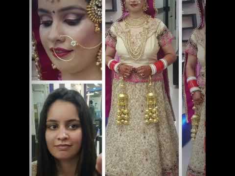 Punjabi Bridel make up by Shameem's salon & spa patiala