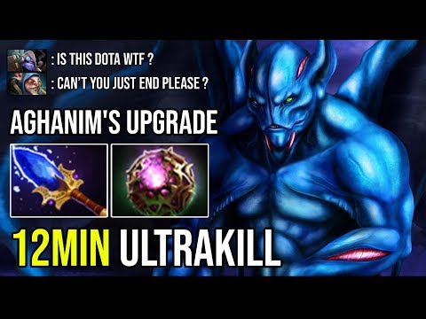 NEW Aghanim's Scepter Upgrade Night Stalker WTF AOE Stun 12Min Ultrakill Counter ALL 33Kills DotA 2