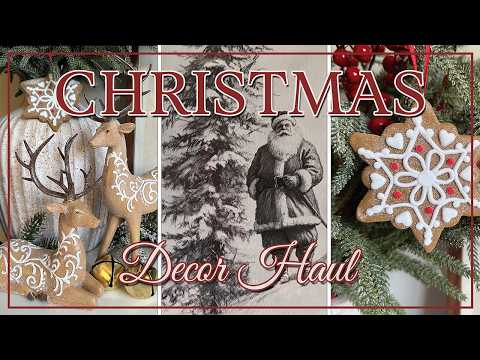 Christmas Decor Haul | Vintage Inspired Decor Finds