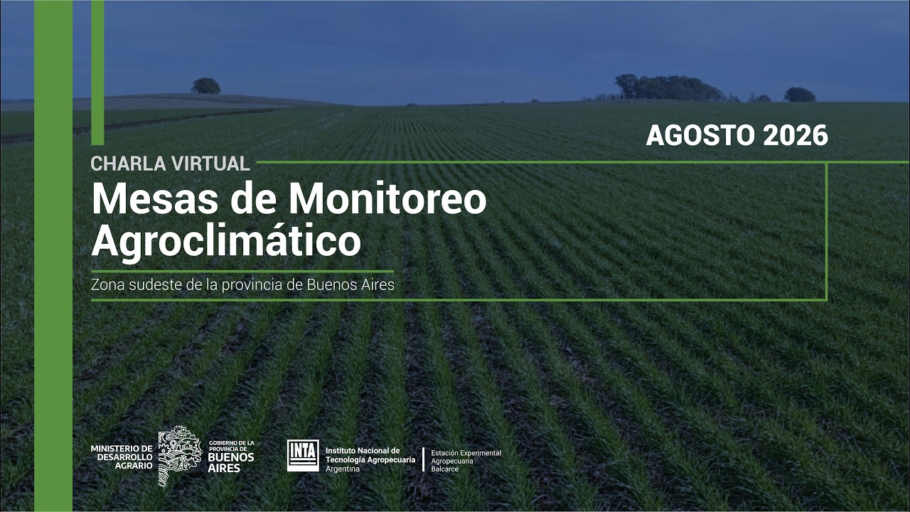Mesa monitoreo agroclimático | Agosto 2026