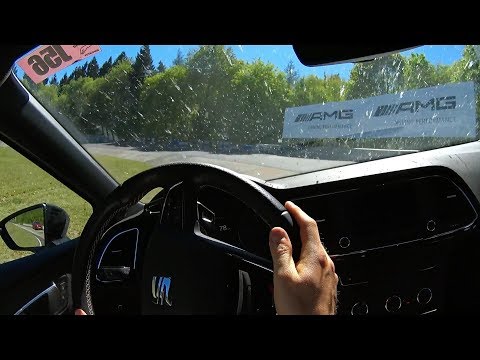 SHOWING THE NURBURGRING LINES TO WTCR DRIVER AURELIEN COMTE