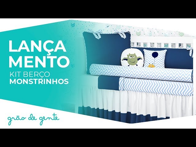 Kit Berço Monstrinhos - Grão de Gente