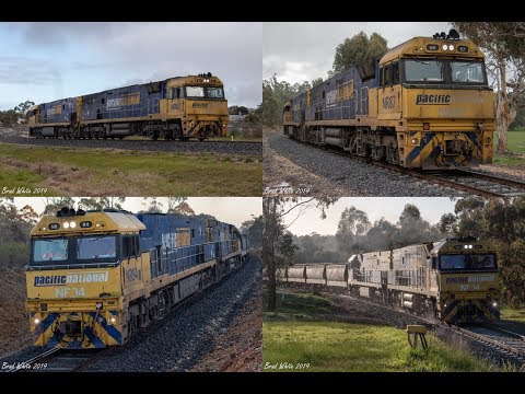 Trackside: The First NR's to Dunolly; NR87 and NR94 on D735V & 7938V- 11th & 12th August 2019