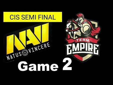 NAVI vs EMPIRE GAME 2 - CIS Semi-FINAL - Summit 8 Minor DOTA 2 highlight