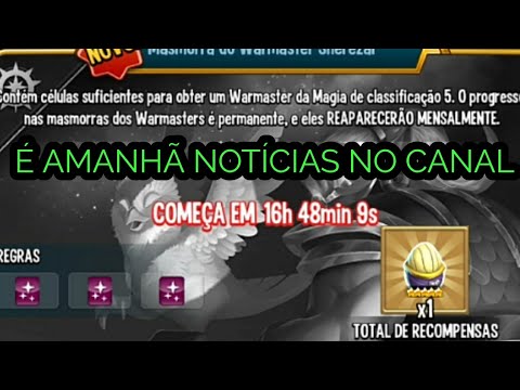 WARMASTER DE MAGIA VEM AMANHÃ+ GANHE MUITAS MOEDAS DE LABIRINTO