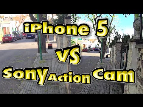 iPhone 5 VS Sony Action Cam HDR-AS15