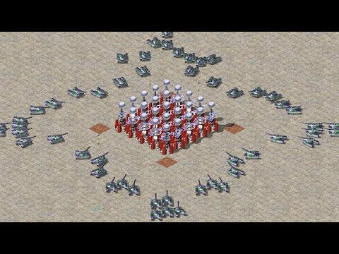 Grizzly vs Tesla Coil ⚡Same Cost: Red Alert 2