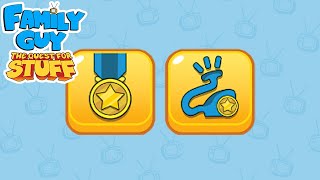 Family Guy: The Quest For Stuff - Collect All - Send All Gold Medals Feature