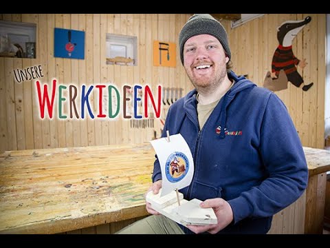 Ein Segelschiff von die Werkkiste - Unser Klassiker als Werkprojekt für Kinder