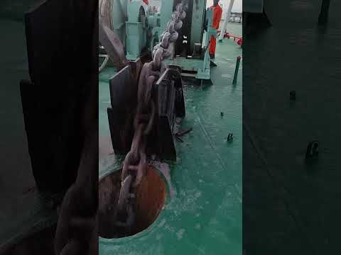One shackle on deck walk back stand by let go anchor!