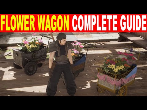 Aerith Flower Wagon Complete Guide - Build All 3 Flower Wagon Crisis Core Final Fantasy 7 Reunion