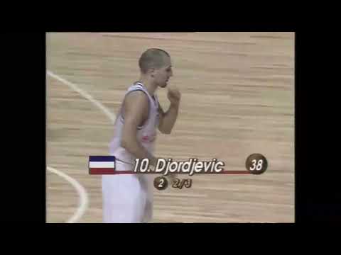 Sasha Djordjevic 1995 Eurobasket Final Yugoslavia - Lithuania