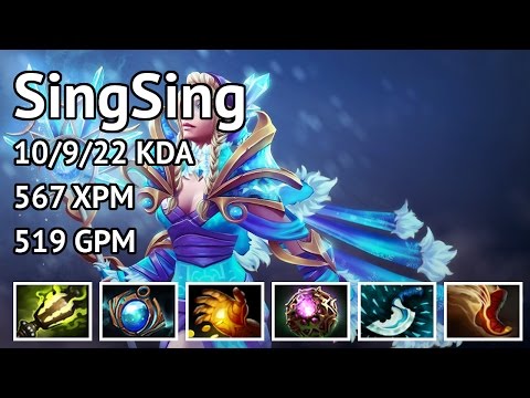 Dota 2 SingSing - Crystal Maiden highlights - Game 2917482649
