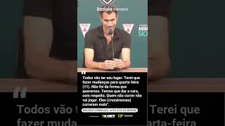 EDUARDO DOMÍNGUEZ MANDOU UM RECADO DIRETO AOS JOGADORES DO ATLÉTICO APÓS A DERROTA PARA O CRUZEIRO