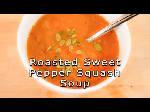 Roasted Sweet Pepper Squash Soup