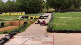 preview picture of video 'Go carting Pragathi Resort 1 Jul 2018'