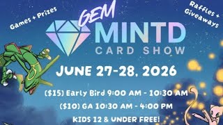 💎 LIVE POKEMON VENDOR POV | Day 2 at Gem Mintd Card Show! 💎 #pokemonvendorpov #pokemon #pokemontcg