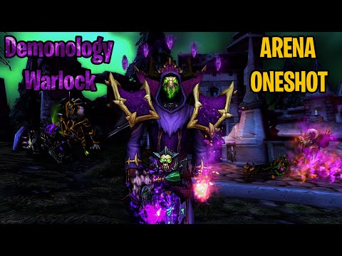 Oneshot 3v3 Arena - Warlock Demonology - [WoW 9.1]