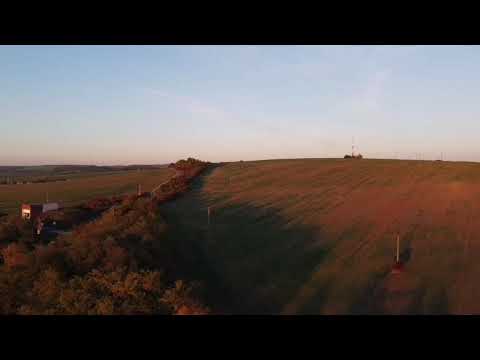 Šahy (Ipolyság) - Studený vrch a okolie pri západe slnka