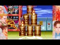 Ken Versus Flaming Metal Barrels In Street Fighter 2 Turbo Capcom Arcade Stadium