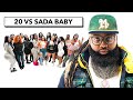 20 WOMEN VS 1 RAPPER SADA BABY