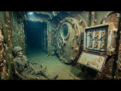 Inside the Lost Japanese 'Kaiten' Suicide Submarine Hangar — Torpedoes Still Loaded