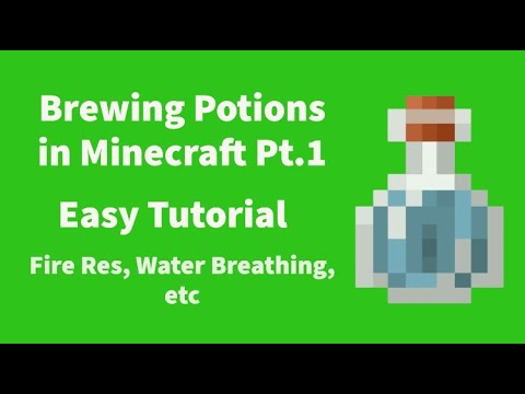 Brewing potions in Minecraft | Easy Tutorial | Pt.1