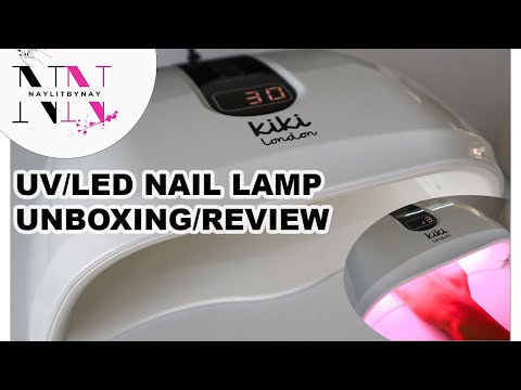 UV/LED 96Watt curing nail lamp | Kiki London deluxe double light source unboxing video
