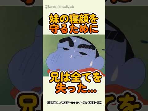 【㊗️120万回再生】兄妹愛が炸裂！ひまわりの寝顔に命を懸けた男#クレヨンしんちゃん #しんのすけ #ひまわり #兄妹愛 #感動ストーリー #家族の絆 #育児あるある #爆笑アニメ #お留守番事件