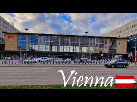 Vienna West Station (Wien Westbahnhof), Walking Tour | 4k