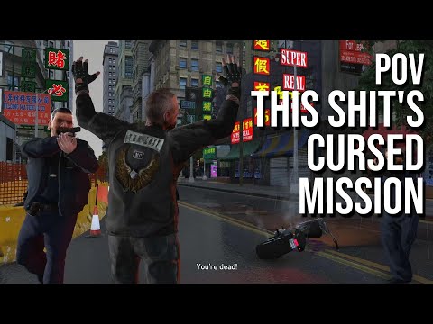 GTA 4 | TLAD | Walkthrough in First Person | Part 11 | This Shit's Cursed Mission