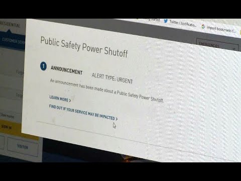 Pg E Power Outage Map