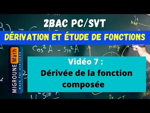 Dérivée de la fonction composée — Dérivation et étude de fonctions —  2BAC PC/SVT