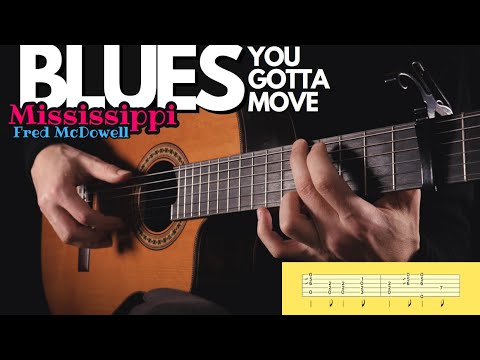 FINGERSTYLE DELTA BLUES ★★ You Gotta Move + Ukulele Bass Solo